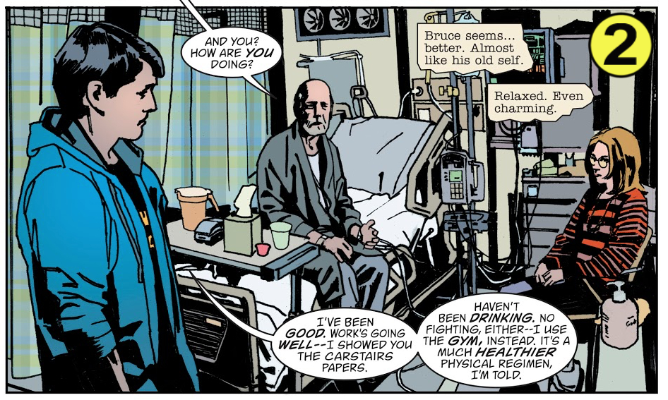 Hospital scene from Batman Creature Of The Night book 4, copyright 2019 DC Comics
